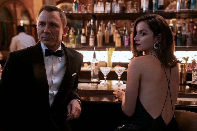 Daniel Craig's James Bond has some new playmates, including Ana de Armas, in the 25th Bond movie, "No Time to Die."