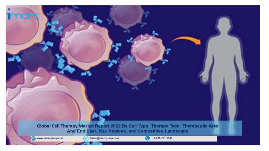 Cell Therapy Market Estimated to Reach US$ 27.05 Billion, at a CAGR of  18.60% during 2022-2027