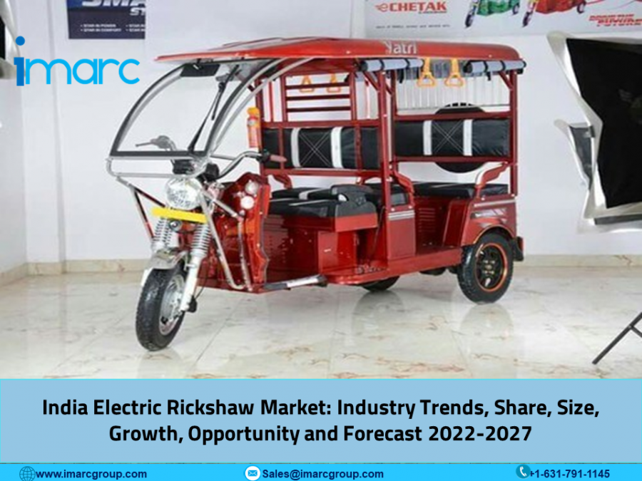 At 11.34% CAGR, Electric Rickshaw Market in India Size to Hit US$ 2.1 Billion in 2027, Says IMARC Group