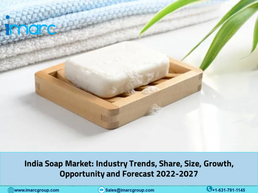 India Soap Market Size is Expected to Exhibit a CAGR of 4% during 2022-2027