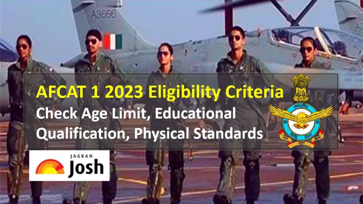 AFCAT 1 2023 Eligibility Criteria: Check Age, Educational Qualification, Physical Standards