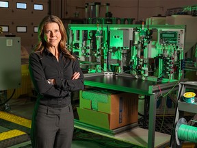 Summit Nanotech CEO Amanda Hall was photographed at the company’s Calgary offices on Tuesday, January 17, 2023.
