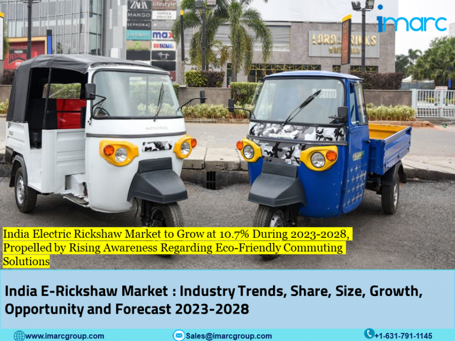 Electric Rickshaw Market Size in India to Reach US$ 2.3 Billion by 2028 | Latest Research Report by IMARC Group