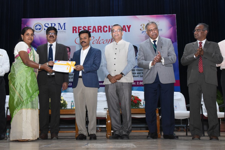 Research day observed at SRM Institute of Science & Technology