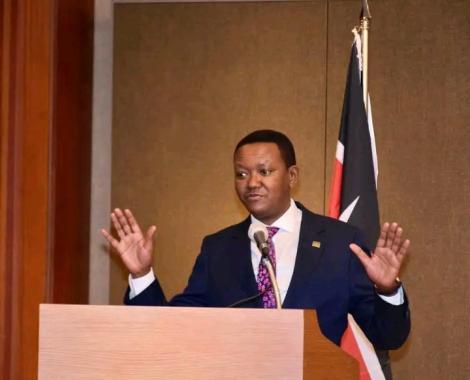 Foreign Affairs Cabinet Secretary Alfred Mutua. 22.11.2022.