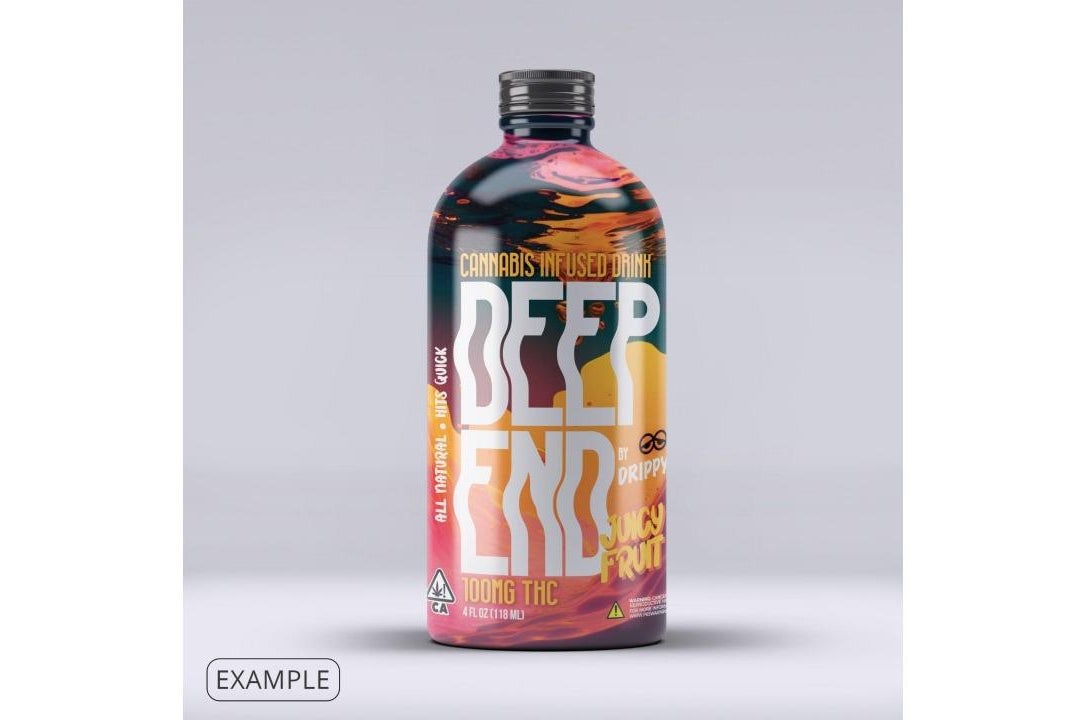 Drippy Leverages AI Packaging On New 'Deep End' 100mg THC-Infused Drink Launch