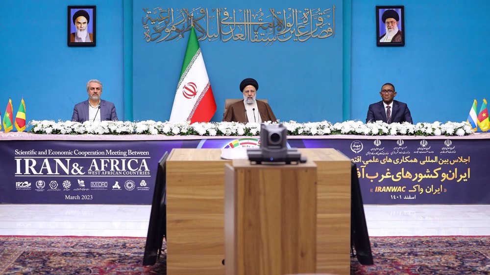 POLITICSYESTERDAY Raeisi: Unlike West, Iran not after Africa’s wealth, but its progress Iranian President Ebrahim Raeisi says Tehran seeks to enhance relations with African countries to help those nations progress and thrive.