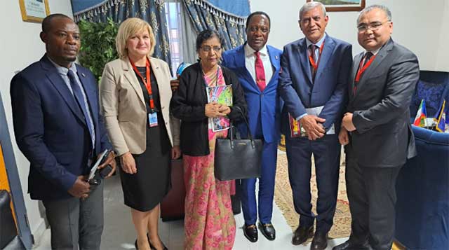 Mangaluru: Dr Indrani Karunasagar attends UNESCO Award Ceremony at Equatorial Guinea, Africa