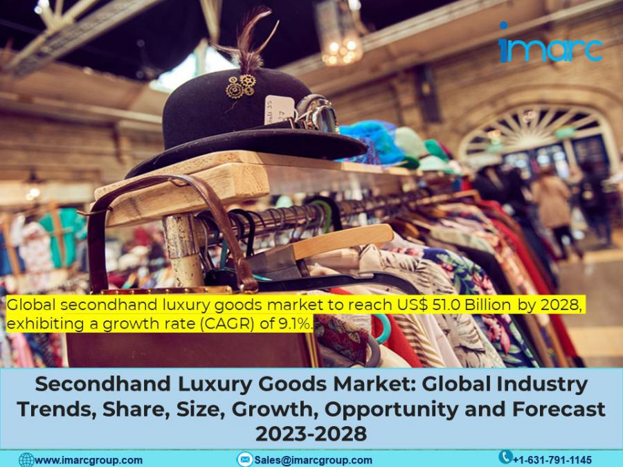 Secondhand Luxury Goods Market Outlook 2023-2028 | Forecast Size (US$ 51.0 Billion), Growth (CAGR) of 9.1% | IMARC Group